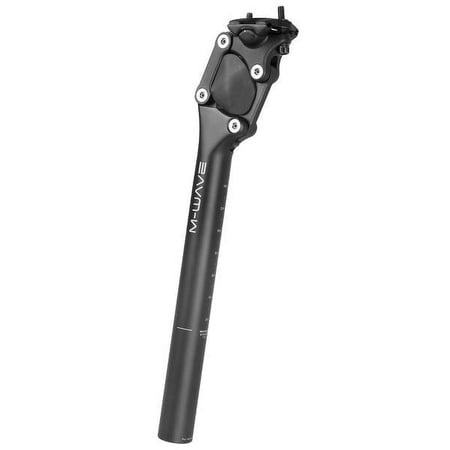 M-Wave Fourspring Parallelogram Seat Post, 30.9 mm, Black