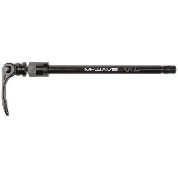 M-Wave Stalwart Thru Axle with Lever, 1.5 mm, Black