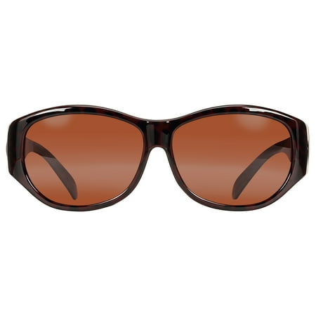 M+ Women's Fitover Sun Plastic Brown with Rhinestones Savannah