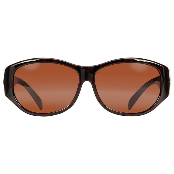 M+ Women's Fitover Sun Plastic Brown with Rhinestones Savannah