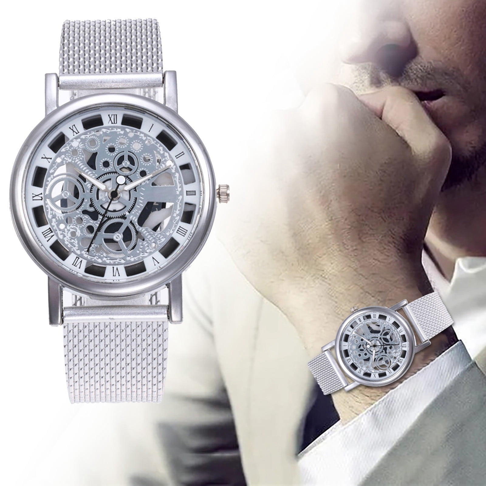 M Wristwatch with Second Hand Set for Women Women Solar Women