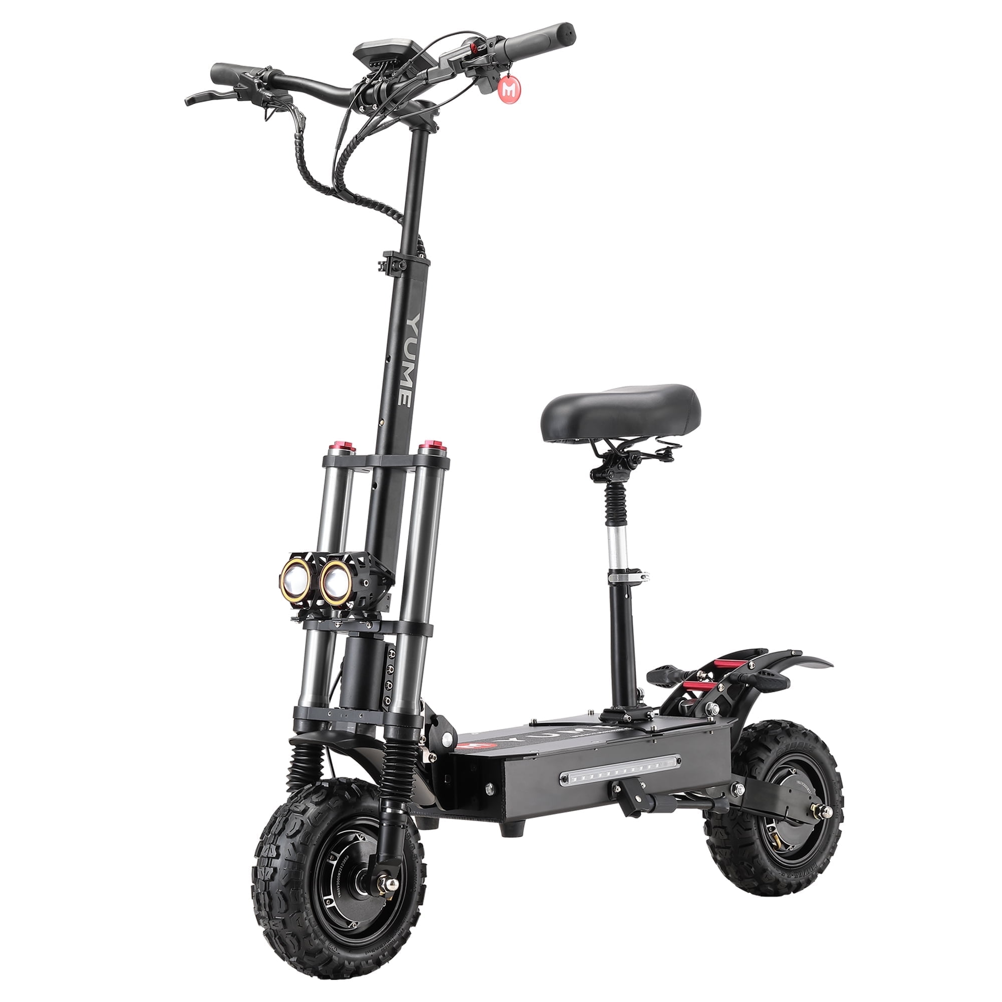 WIWO YAKDOME550 ヤクドーム 550 YUME Y11+ Adult Electric Scooter, Dual 6000W Motors, 50 mph
