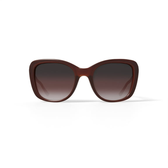 M aMerica Womens Fashion Oversized Sunglasses, Plastic Sydney Brown, 54-20-140, MUSYDSBWN0054. 1 Pair