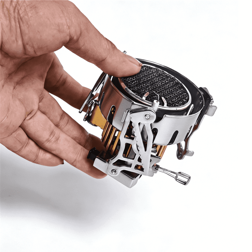 M altemura 3500W Outdoor Portable T2 Infrared Windproof Energy - Saving High - Altitude Gas Stove for Camping, Picnicking, Mountaineering and Hiking