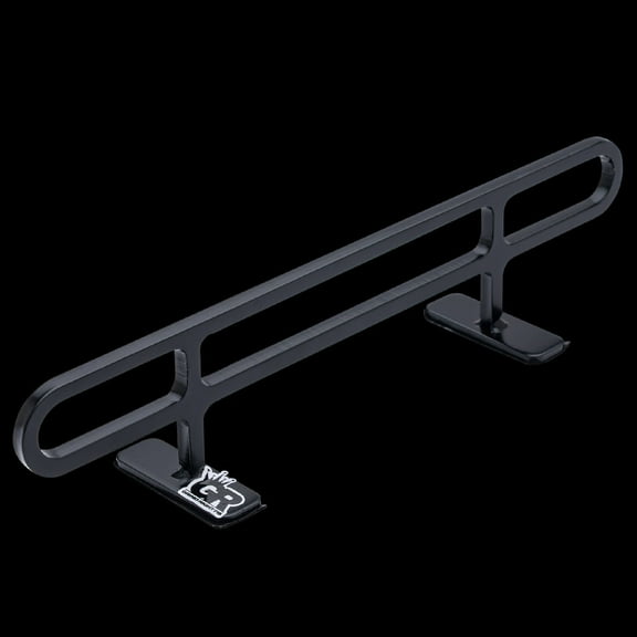 M and K Metal Designs LLC Grind Right Fingerboard Rail - Round Hand Rail Black