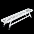thumbnail image 1 of M and K Metal Designs LLC Grind Right Fingerboard Rail - School Yard Bench White, 1 of 6
