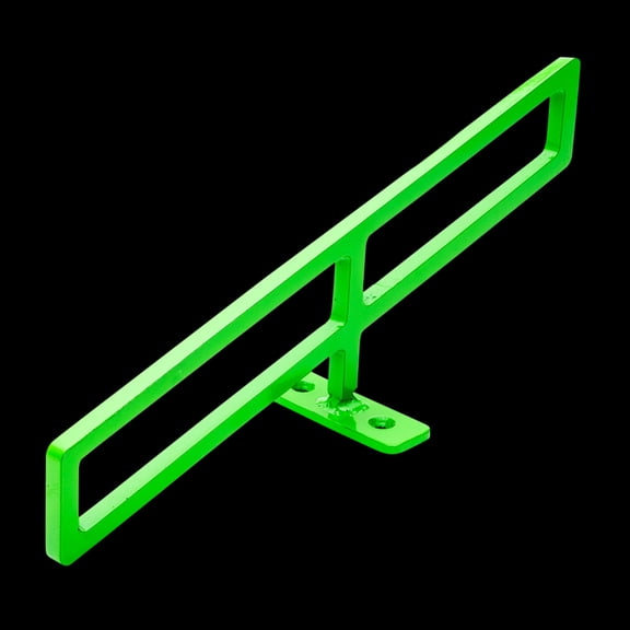 M and K Metal Designs LLC Grind Right Fingerboard Rail - Square Gap to Rail Lime