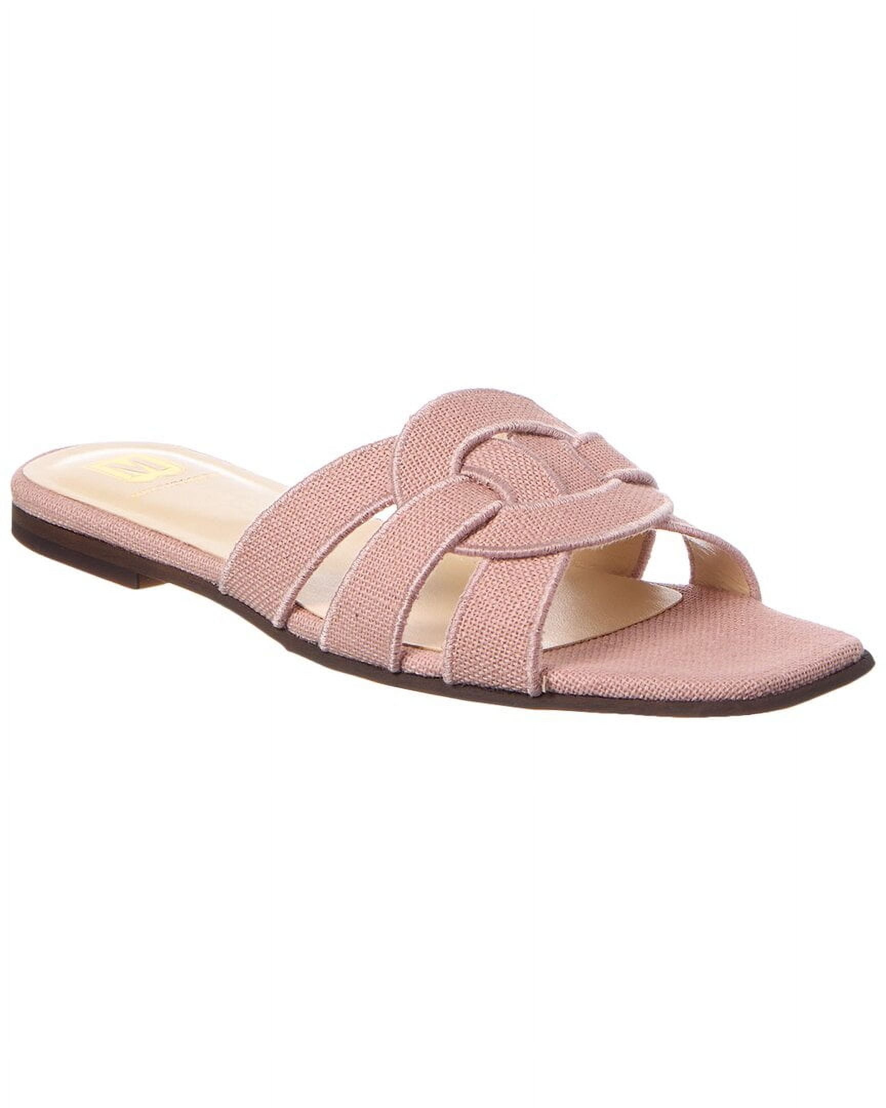 M by Bruno Magli Alessia Linen Sandal, 9 - Walmart.com