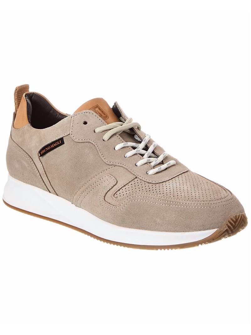 M by Bruno Magli Capri Suede Sneaker, 8, Grey - Walmart.com display picture 3