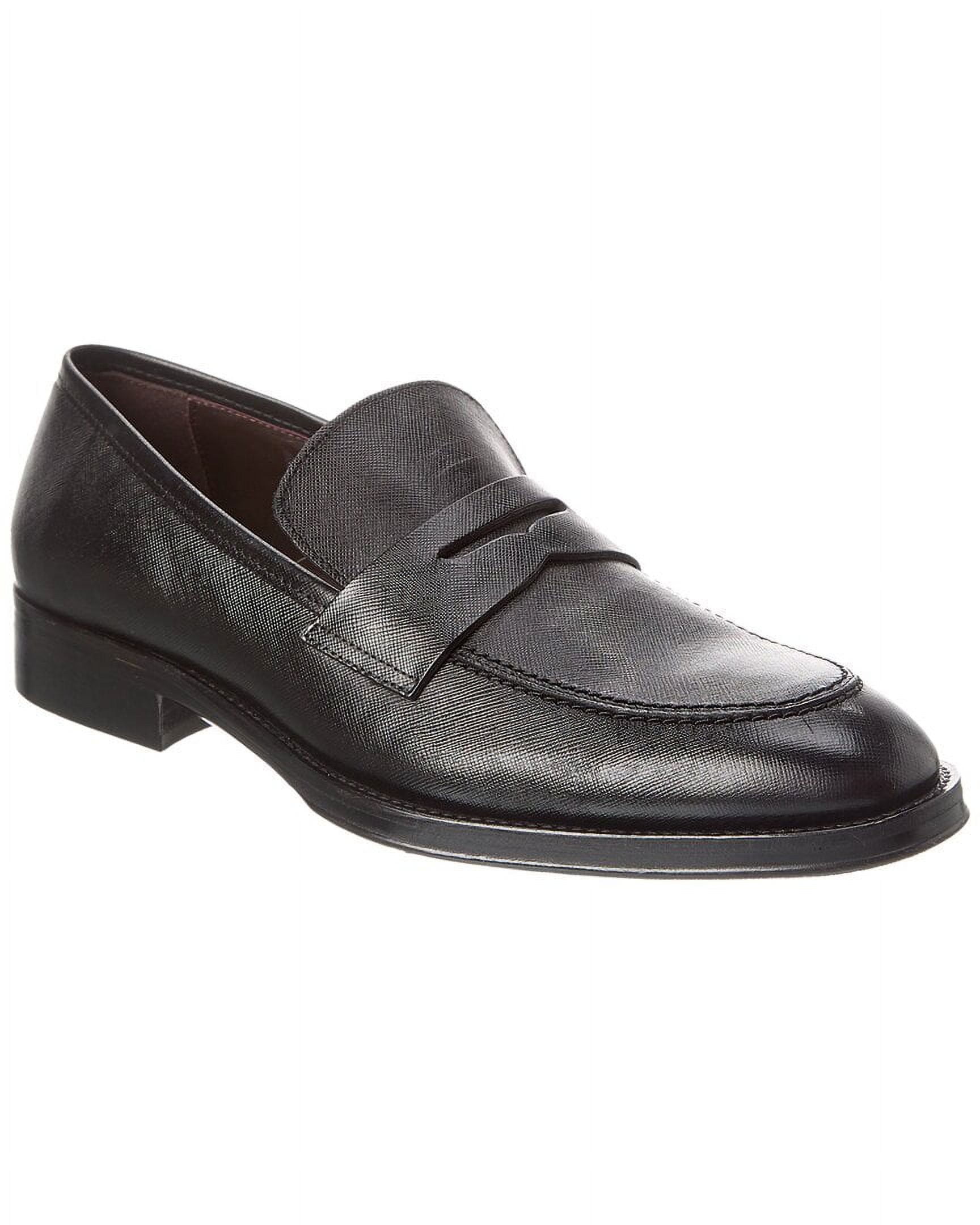 Brunomagli Men\'s Black Leather Loafers 13 Lastra Loafer – Bruno Magli main image 4