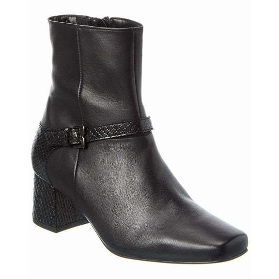 M by Bruno Magli Danica Leather Boot, 7.5, Black