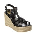 thumbnail image 1 of M by Bruno Magli Estra Leather Wedge Sandal, 6.5, 1 of 5