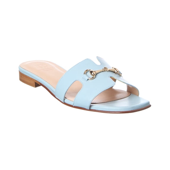 M by Bruno Magli Felina Leather, 10, Blue