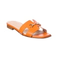 thumbnail image 1 of M by Bruno Magli Felina Leather Sandal, 10, Orange, 1 of 5