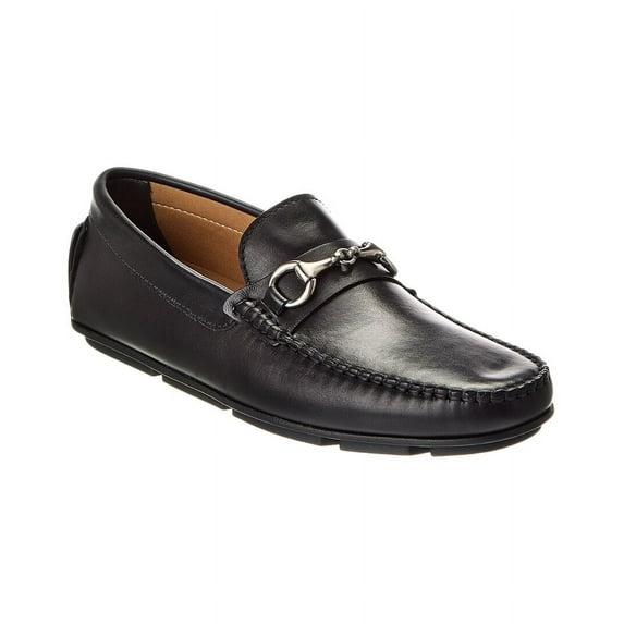 M by Bruno Magli Lane Leather Loafer, 8, Black