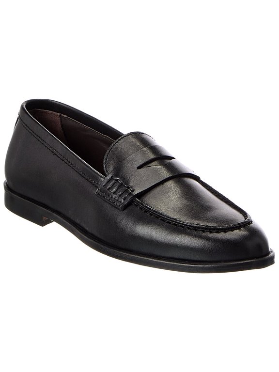 M by Bruno Magli Layla Leather Loafer, 7, Black