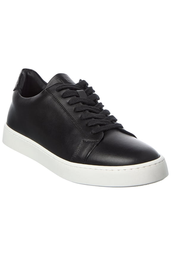 M by Bruno Magli Magnifico Leather Sneaker, 13, Black