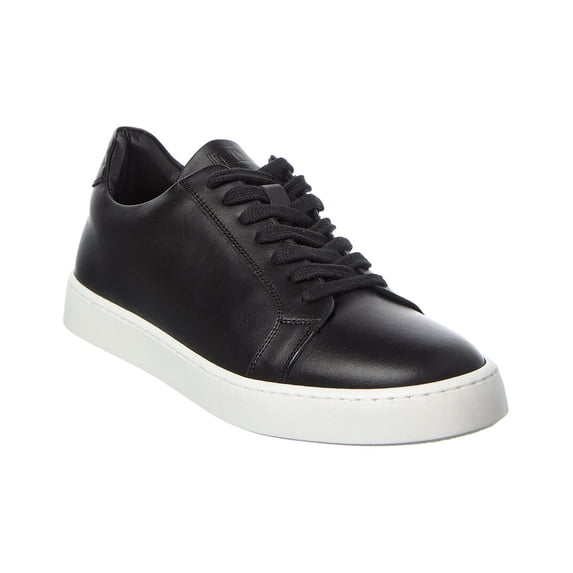 M by Bruno Magli Magnifico Leather Sneaker, 9.5, Black