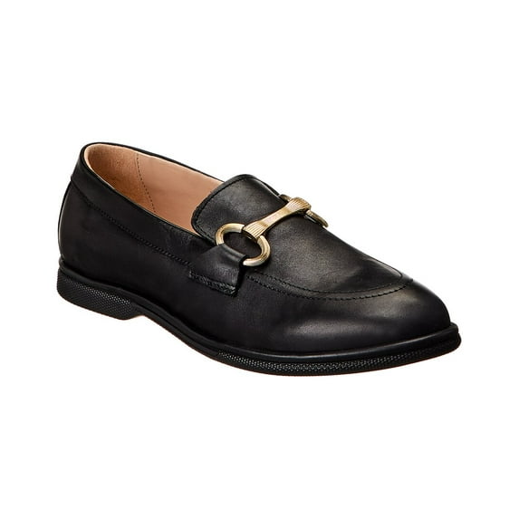 M by Bruno Magli Nerano Leather Loafer, 9, Black