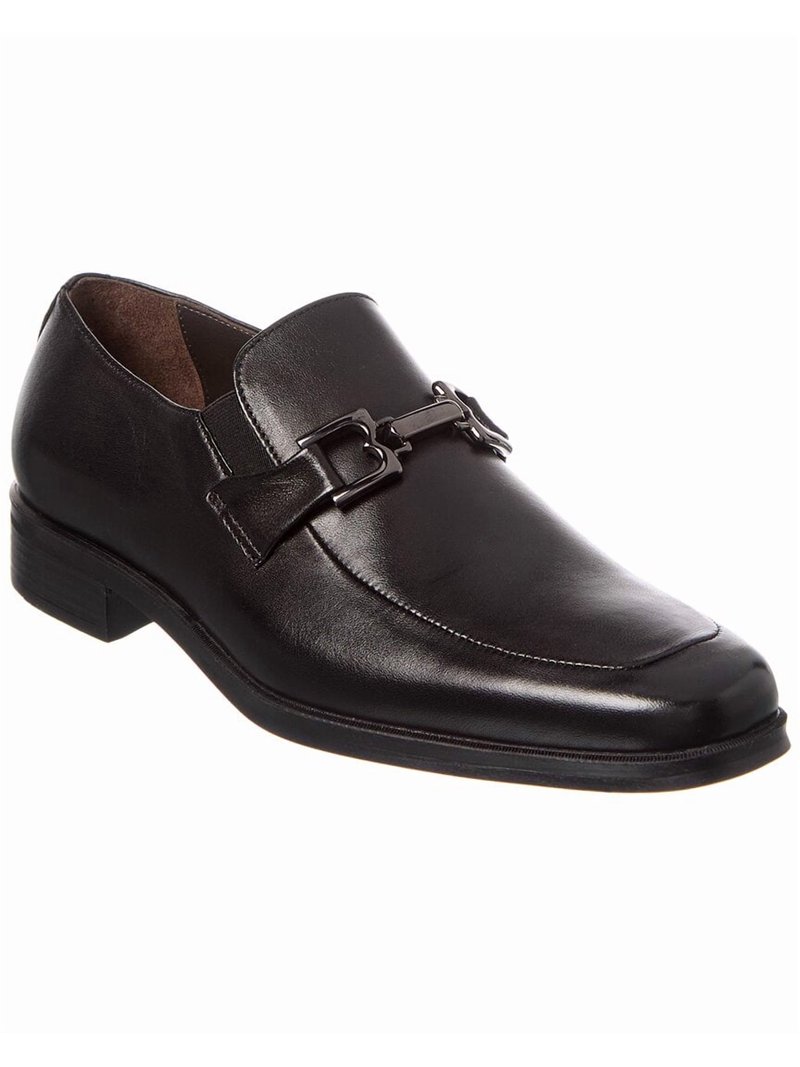 M by Bruno Magli Pitto Bit Leather Loafer, 10.5, Black  display picture 1