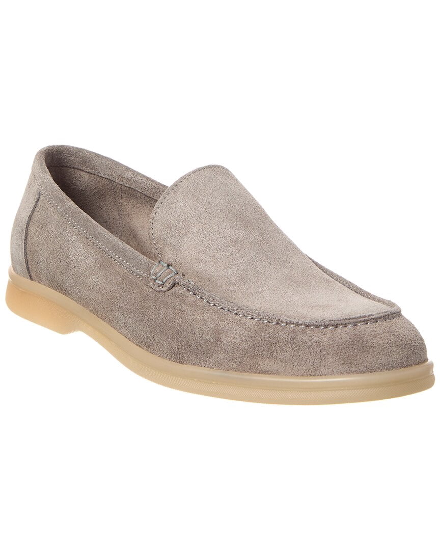 M by Bruno Magli Primo Suede Loafer, 11.5, Grey - Walmart.com display picture 2