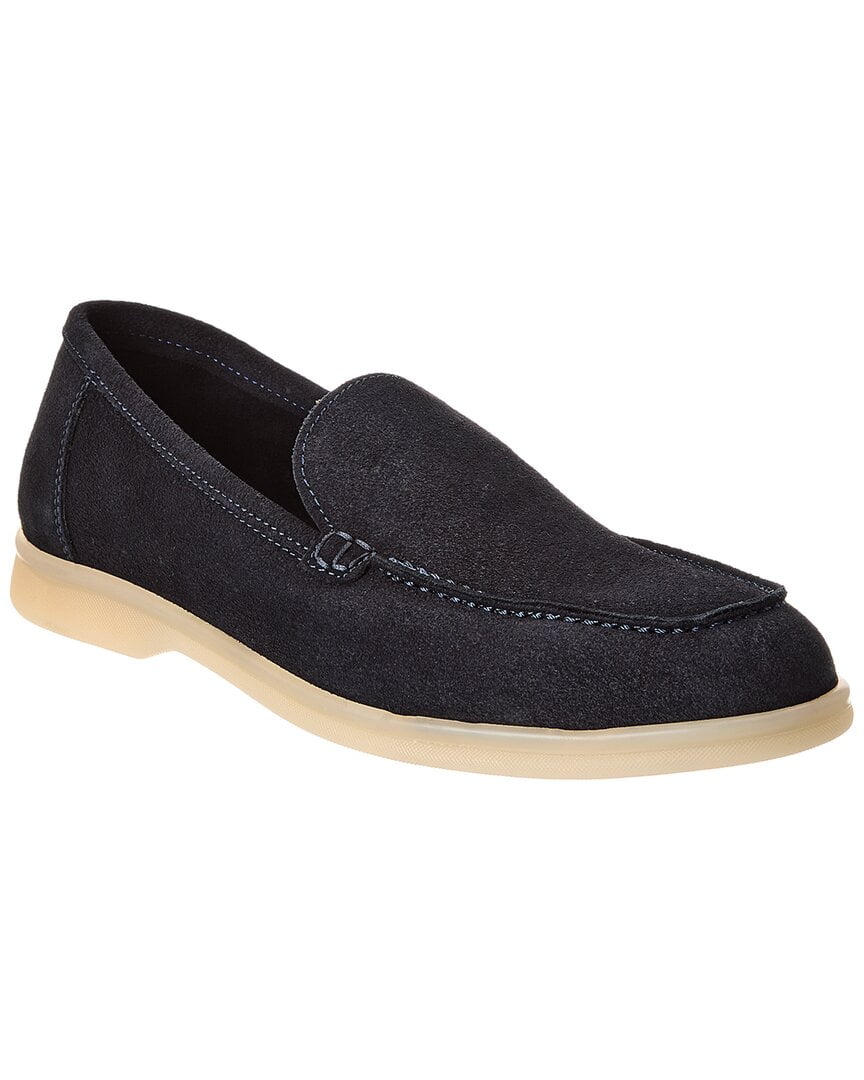 M by Bruno Magli Primo Suede Loafer, 9.5, Blue - Walmart.com display picture 2