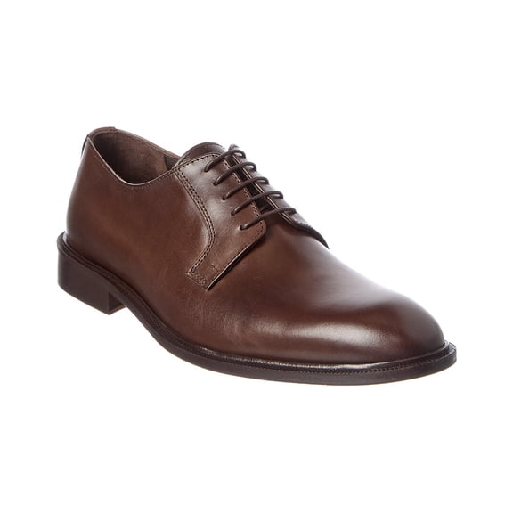 M by Bruno Magli Reno Leather Derby, 8, Brown
