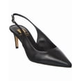 thumbnail image 1 of M by Bruno Magli Rima Leather Slingback Pump, 6, Black, 1 of 5