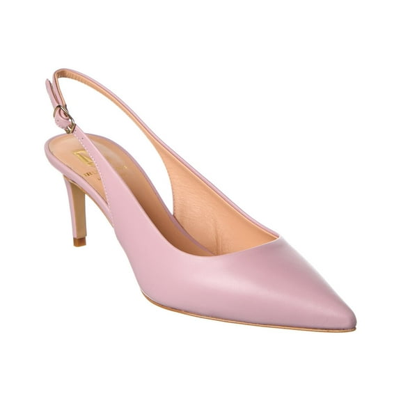 M by Bruno Magli Rima Leather Slingback Pump, 7.5, Purple