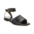 thumbnail image 1 of M by Bruno Magli Rita Leather Sandal, 9.5, Black, 1 of 5