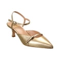 thumbnail image 1 of M by Bruno Magli Roma Leather Pump, 8, Gold, 1 of 5