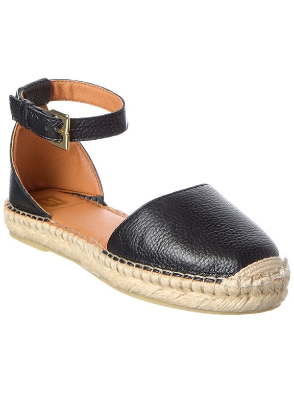 M by Bruno Magli Sabella Leather Sandal, 8, Black
