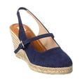 thumbnail image 1 of M by Bruno Magli Salvia Suede Sandal, 6, Blue, 1 of 5