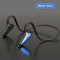 thumbnail image 1 of Under 25,M-d8 Bluetooth Headset Wireless Conduction Non Ear Hanging Type Business Sports Stereo Headset Wireless Headset,Vsgery,Blue, 1 of 9