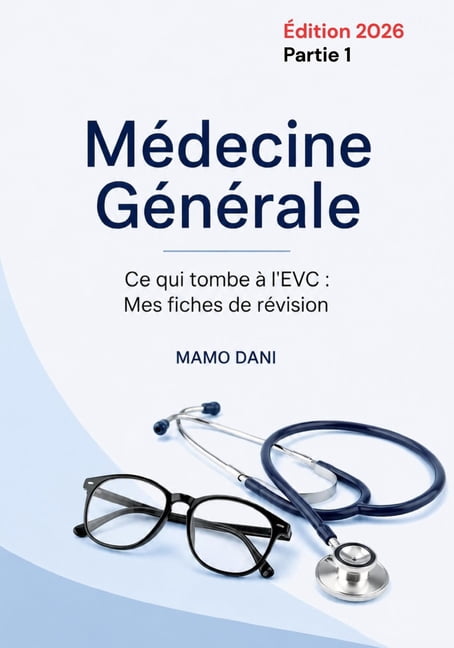 Médicine générale: Mes fiches de révision (EVC) - partie 1, (Paperback)