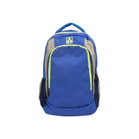 M-edge Relay - Backpack with built-in battery - blue, lime - 17"