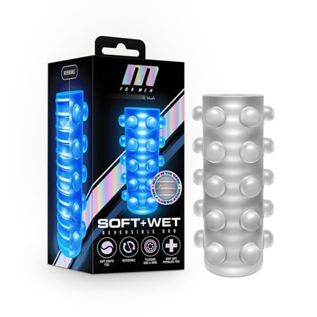 M for Men - Soft and Wet - Orb Reversible Stroker - Frosted