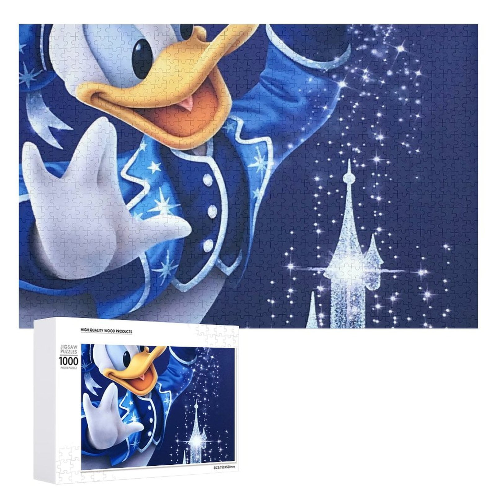 Donald Duck Puzzle Keychain - Disney Pewter Key Ring, Collectible Character Charm For Bag Or Keys - View #10