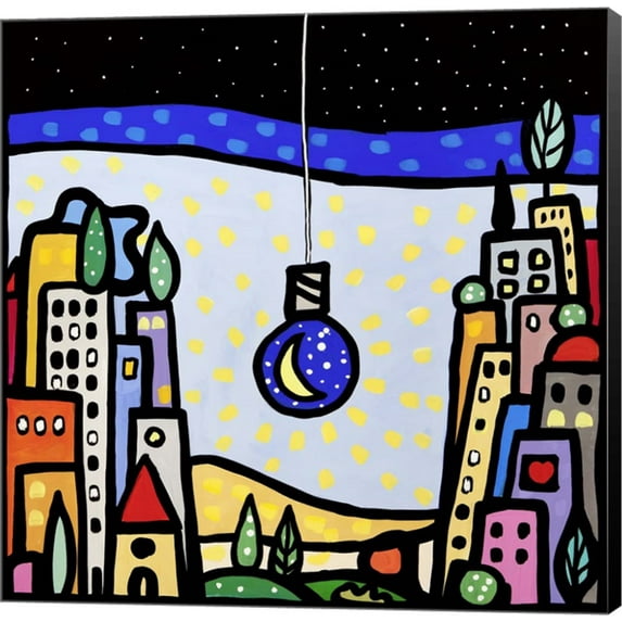 M'illumino di Luna by Wallas, Canvas Wall Art, 24W x 24H