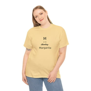 M is for Margarita Tee,T Shirt for Man, T Shirt for Woman,Margarita Drinker