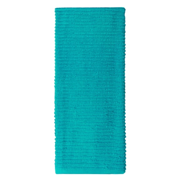 MÜkitchen Cotton Ridged Towel - Aquamarine Set of 2