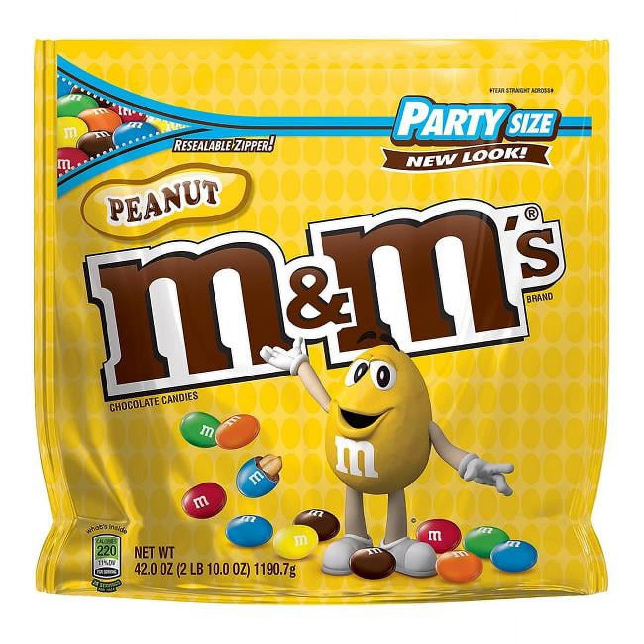 M&M's Party Bag Peanut, 38 oz, 2 Pack