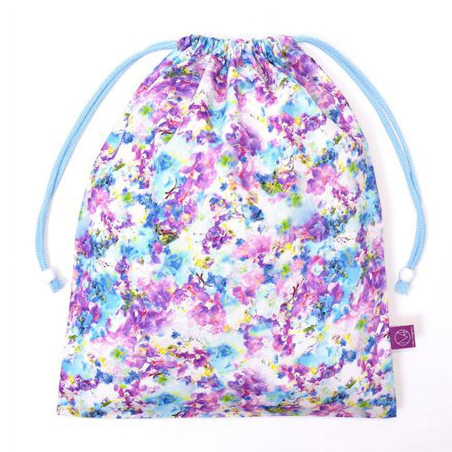 M / mika ninagawa Drawstring purse No large bottom cloth Gym clothes