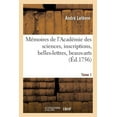 thumbnail image 1 of Mémoires de l'Académie Des Sciences, Inscriptions, Belles-Lettres, Beaux-Arts. Tome 1 (Paperback), 1 of 1