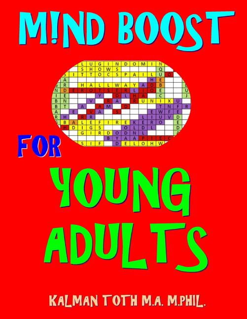 M!nd Boost for Young Adults: 132 Entertaining &amp; Challenging Word Search Puzzles, (Paperback)