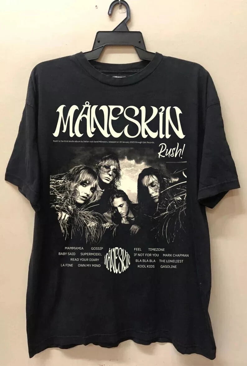Maneskin T Shirt 初期タグ Maneskin Official Tee 未使用 Maneskin