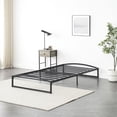 thumbnail image 1 of M optimized 10 Inch Twin Size Platform Metal Bed Frame Low Profile with Storage, No Box Spring Needed, Black, 1 of 6