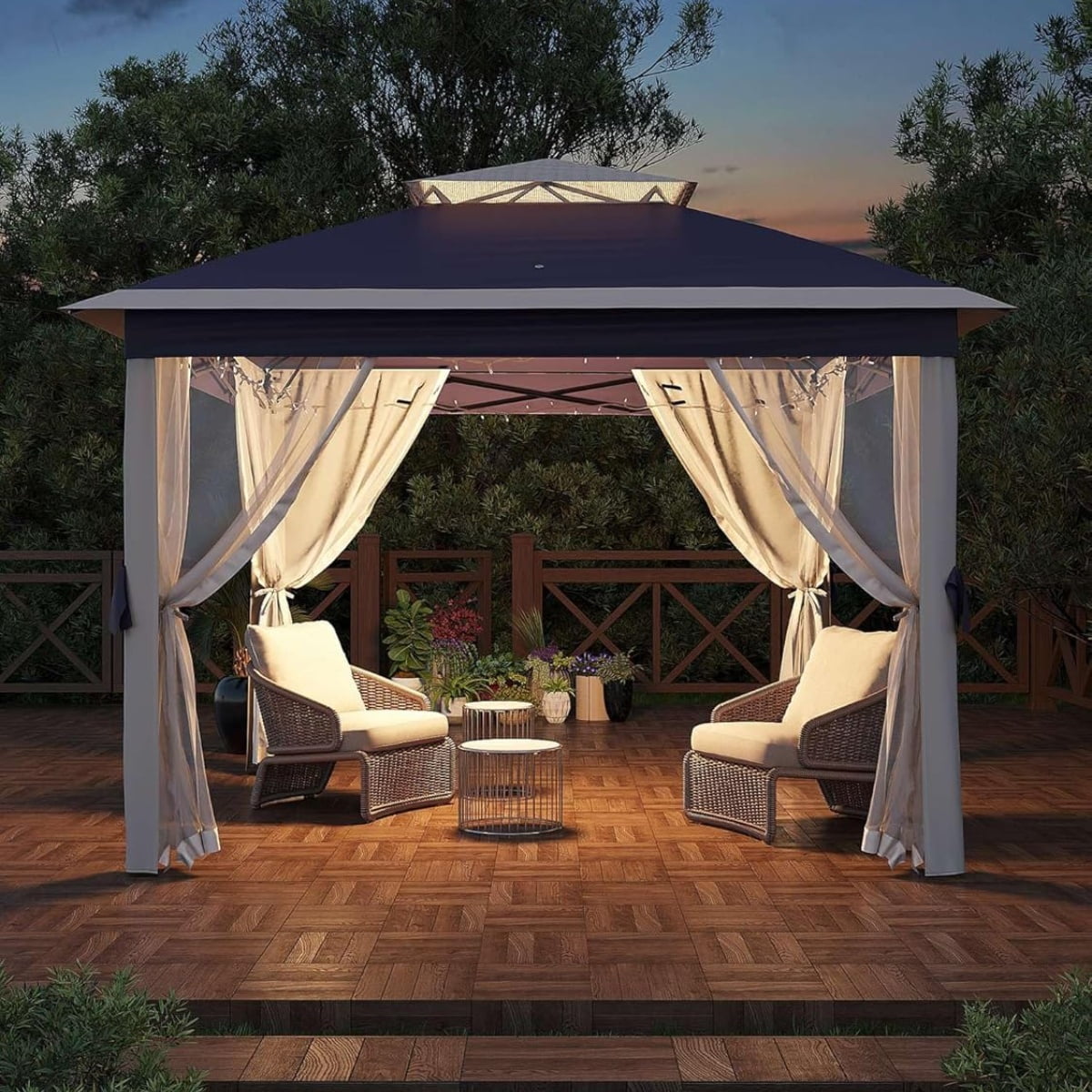 Coleman 16' x 8' Straight Leg Instant Canopy / Gazebo (128