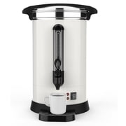 M optimized 120 Cups Coffee Urn,18L/4.8 Gallon Double Wall Commerical Coffee Maker for Buffet Catering Wedding Gathering, Large Capacity Hot Coffee Dispenser, Stainless Steel Hot Water Urn