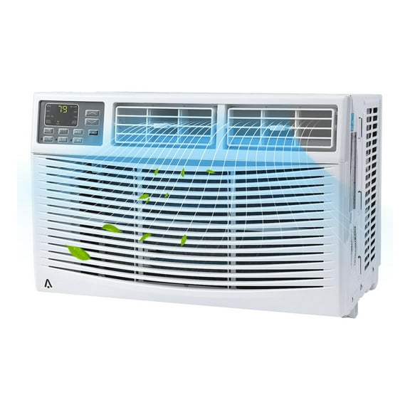 M optimized 12000BTU Window Air Conditioner with Wi-fi Enabled, Remote Control, Air Conditioner Window Unit Cooling Up To 550sq.ft, 115V Window Ac Units for Rooms, Dehumidifier, Fan, Reusable Filter